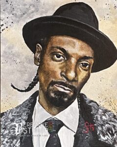 Snoop Dog Painting by Curtis Wallace